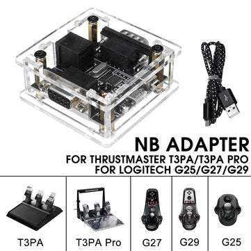 Pedal Gear Shifter to PC Systems USB Converter Board Simagic Adapter for Thrustmaster T3PA/T3PA Pro