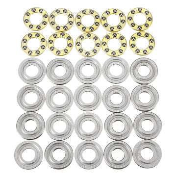 Machifit 10pcs F6-14M 6x14x5mm Axial Ball Thrust Bearing 6 x 14 x 5mm