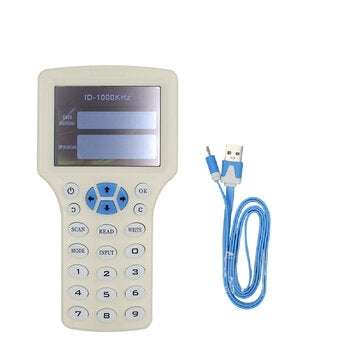 RFID NFC Card Copier Reader Writer Duplicator English 10 Frequency Programmer for IC I... (MODEL: 1)