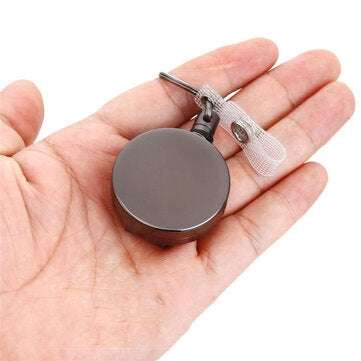 Metal Electroplated Snap Fastener 4.25Oz Max Loding Weight 68cm Length Fastener For Key ID Card Stor