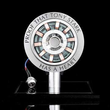 MK2 Remote Control Version DIY Arc Reactor Model Men Heart Kit LED Chest USB Movie Props Light With