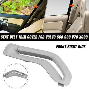 Left / Right Front Selector Gate Seat Belt Trim Cover 39885877 39885875 For Volvo S60 S... (TYPE: 5)