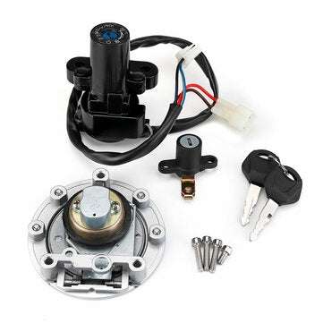 Ignition Switch Lock & Fuel Gas Cap Key Set For Yamaha MT03 06-12 YZF R6 R1 98-05