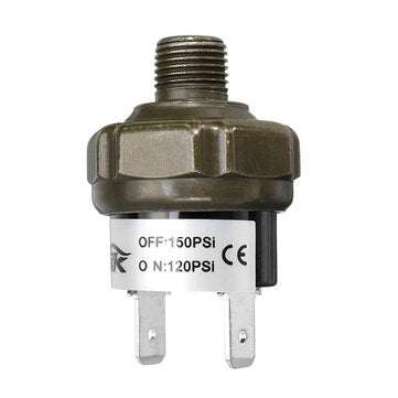 NPT1/8inch Air Valve Compressor Tank Pressure Control Switch 70 90 100 120 150 180psi 12V (NO.: 15)