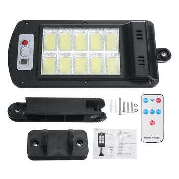 Outdoor Solar Street Light Sensor Garden Wall Light smart with Remote Control Room Peripheral Wall L
