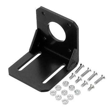 HANPOSE 42/57 Stepper Motor Mounting Bracket L Motor Bracket for Nema 17/23 Stepper Motor (SIZE: 1#)