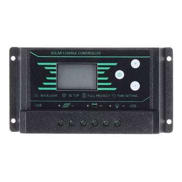PWM 10/20/30A 12V/24V Auto Solar Charge Controller LCD Dispaly Battery Charge Sola... (CURRENT: 20A)