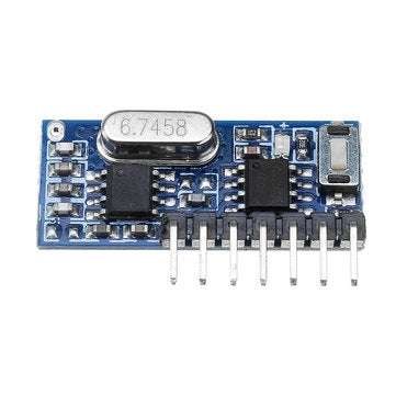 Geekcreit RX480E-4 433MHz Wireless RF Receiver Learning Code Decoder Module 4 Channel Output