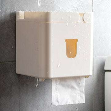Jordan&Judy 3 in 1 Waterproof Wall Mounted Bathroom Tissue Box Roll Issue Facial Tissue Dispenser Ad