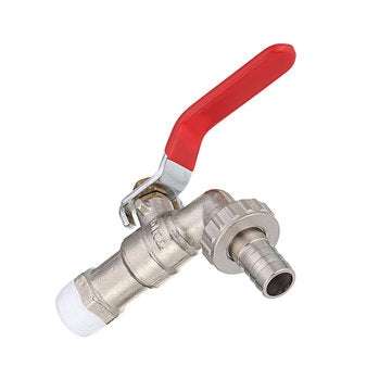 IBC Tank Adapter S60X6 to 1/2`` Lever Brass Garden Tap Hose Connector