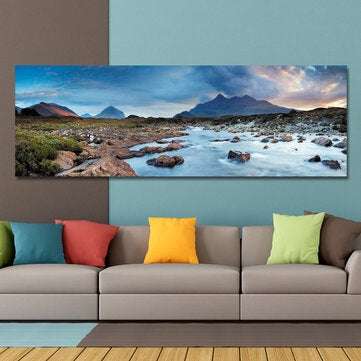 DYC 10537 Single Spray Oil Paintings Photography River Landscape For Home Decoration Paintings Wall