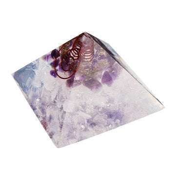 Himalayas Stone Orgone Pyramid Energy Generator Tower Decorations Home Reiki Healing Crystal