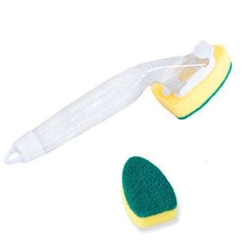 Kitchen Cleaning Brush Utensils Cleaner Press Type Non-Stick Oil for Kitchen Hydraulic Dishwashing D