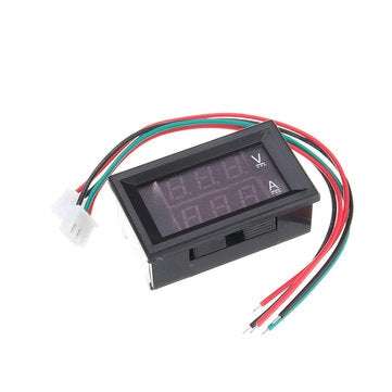 DC 0-200V 200A Digital Dual LED Voltmeter Ammete Voltage Current Panel Meter With 200A/75mV Shunt