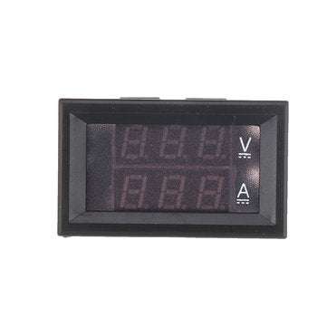 DC 0-200V 200A Digital Dual LED Voltmeter Ammete Voltage Current Panel Meter With 200A/75mV Shunt