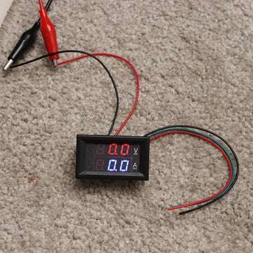 DC 0-200V 200A Digital Dual LED Voltmeter Ammete Voltage Current Panel Meter With 200A/75mV Shunt