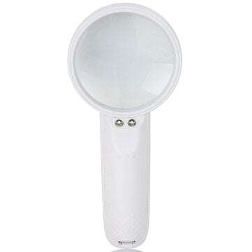 Deli 9098 Portable Magnifier Children`s Optical Magnifier with LED Night Light 3.5x Magnifying Glass
