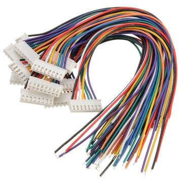 Excellway 7S1P 10PCS 8Pin 7S Male/Female Terminal Wire Balance Charger