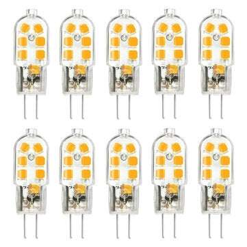 KINGSO 10 Pack LED Bulb G4 3W Energy Saving 25W Equivalent Halogen / Incandescent Lamp G4 LED 360