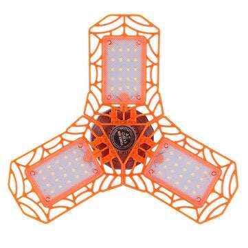 E27 LED Bulb 40W Deformable Garage Light 360Angle Foldable Ceiling Lamp AC85-2... (COLOR.: ORANGE)
