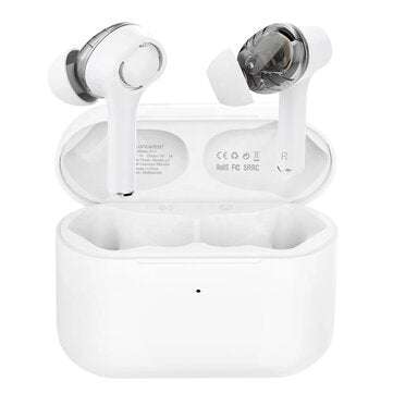 Langsdom GT4 Mini TWS bluetooth 5.0 Headset HIFI Sound Dual Dynamic Driver Waterpr... (COLOR: WHITE)