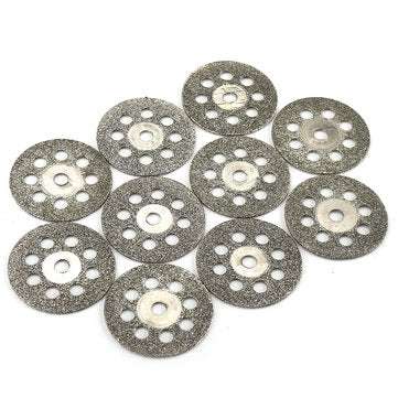 Drillpro 30pcs Grinding Polishing Wheel Set 1/8 Inch Shank Saw Blade and Cutting Discs