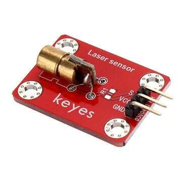 Keyes Brick Laser Head Sensor Module (pad hole) with Pin Header Board Digital Signal