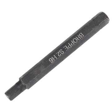 BROPPE 3pcs H4-H6 Hexagon Impact Screwdriver Bits 8mm Hex Shank 80mm Hexagon Screwdriver Bits Set