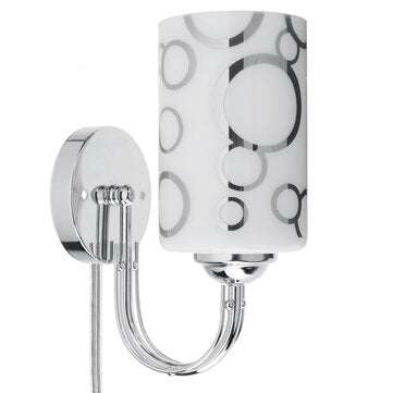 Glass LED Wall Light Lamp Indoor Sconce Fixture Bedroom Living Room Home Decor Without Bulb