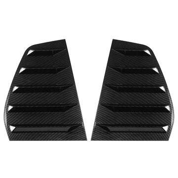 Carbon Look Window Louver Rear Side Vent Cover For VW GOLF 6 MK6 GTI R 2010-2014