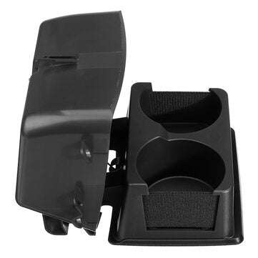 Black Center Console Insert Drinks Cup Holder Trim For Ford Explorer 2011-2015