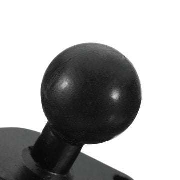Black Motorcycle GPS Holder Mounting Aluminum 1inch Ball with Diamond Shape Plate