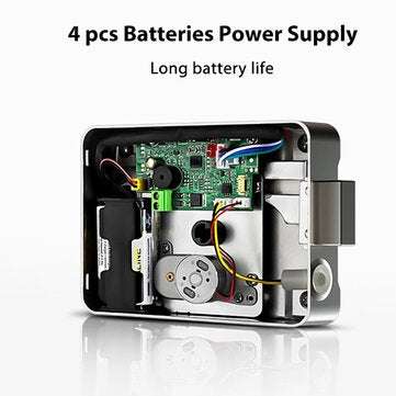 Bakeey Fingerprint Door Lock bluetooth Passcode Rfid Card Keyless Waterproof Electronic Lock Work wi