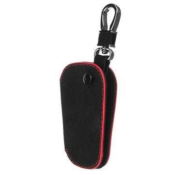 Car Carbon Fiber Leather Skin Key Case Cover Ring for Mercedes... (TYPE: SEVENLIGHTCOLORSWITHREMOTE)