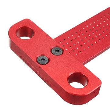 Drillpro Aluminium Alloy T-260 Hole Positioning Metric Measuring Ruler 260mm Precision Marking T-Rul