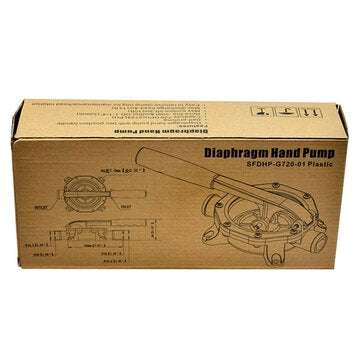 720GPH Plastic Diaphragm Water Pump Manual Hand Bilge Water Pump