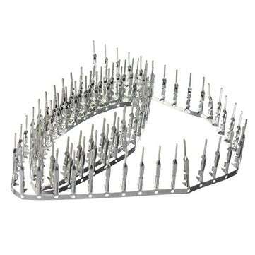 100 Pcs 2.54mm Dupont Jumper Wire Cable Male Pin Connector Terminal