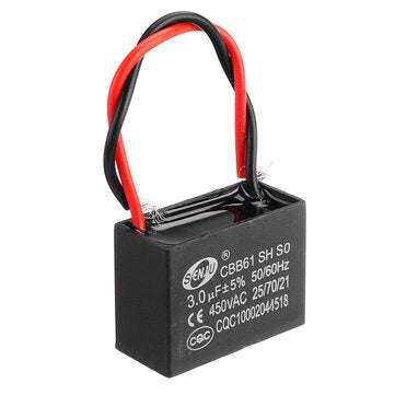 CBB61 3UF Starting Capacitance 450V AC Fan Capacitor CBB Motor Run Capacitor