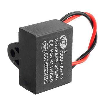 CBB61 3UF Starting Capacitance 450V AC Fan Capacitor CBB Motor Run Capacitor