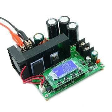 900W 15A Constant Current and Constant Voltage CNC CC CV Step Up Module with LCD Display DC Boost Co