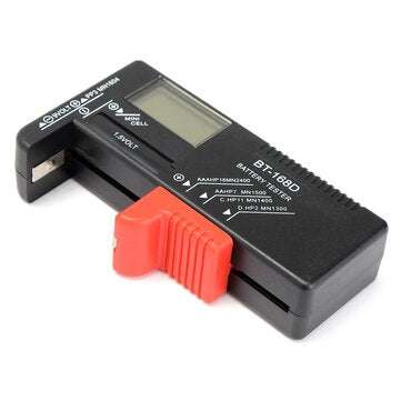 DANIU BT-168D Universal AA/AAA/C/D/9V/1.5V LCD Display Battery Tester Button Cell Volt Checker