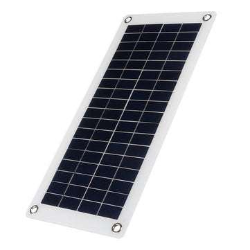 60W 18V High Efficiency Waterproof Solar Panel Charger+Dual USB Vehicle Charger