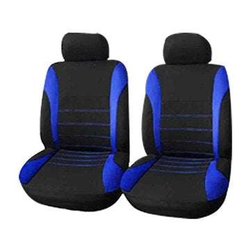 9 Pcs/Set Universal Car Seat Covers Cushion Headrest Cover Protective Front&Rear S... (COLOR.: BLUE)