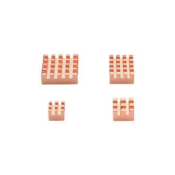 Caturda C2231 4Pcs Pure Copper Heatsink Kit Specially for Raspberry Pi 4B