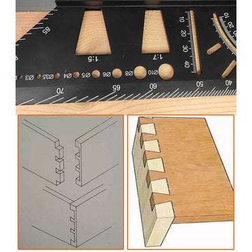 Aluminum Alloy 3D Mitre Angle Measuring Square 45 90 Degree Angle Ruler Punctuation Marking Gauge Fr
