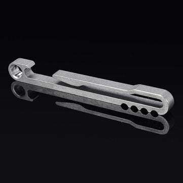 70mm Multifunction EDC Titanium Keychain Quickdraw Buckle Tool (SIZE: #2)