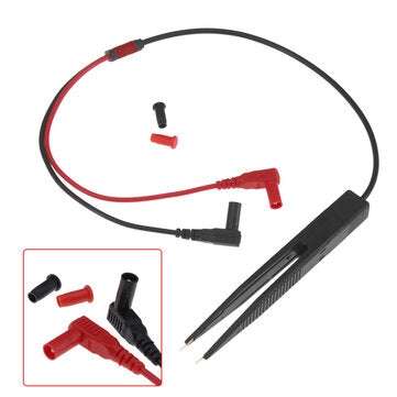 ANENG SMD Chip Component LCR Testing Tool Multimeter Pen Tweezer Red