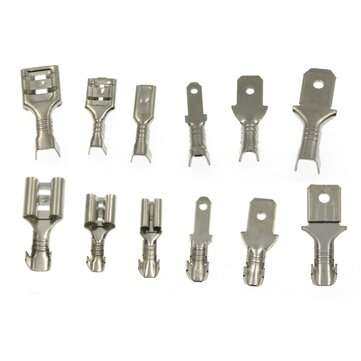 AOQDQDQD 540PCS 2.8mm/4.8mm/6.3mm Gold+Silver Terminal Explosion Box Combination