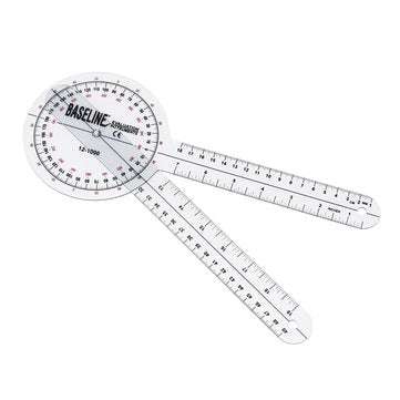 6Pcs 360 12/8/6 Inch Medical Spinal Ruler Goniometer Angle Protractor Angle Ruler