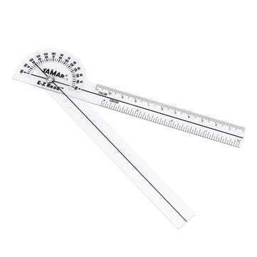 6Pcs 360 12/8/6 Inch Medical Spinal Ruler Goniometer Angle Protractor Angle Ruler